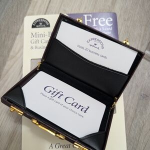 Hallmark Black and Gold Card & Key Holder